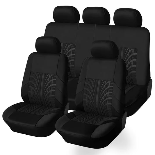 Customized Four Seasons Universal Polyester Full Set Car Seat Covers