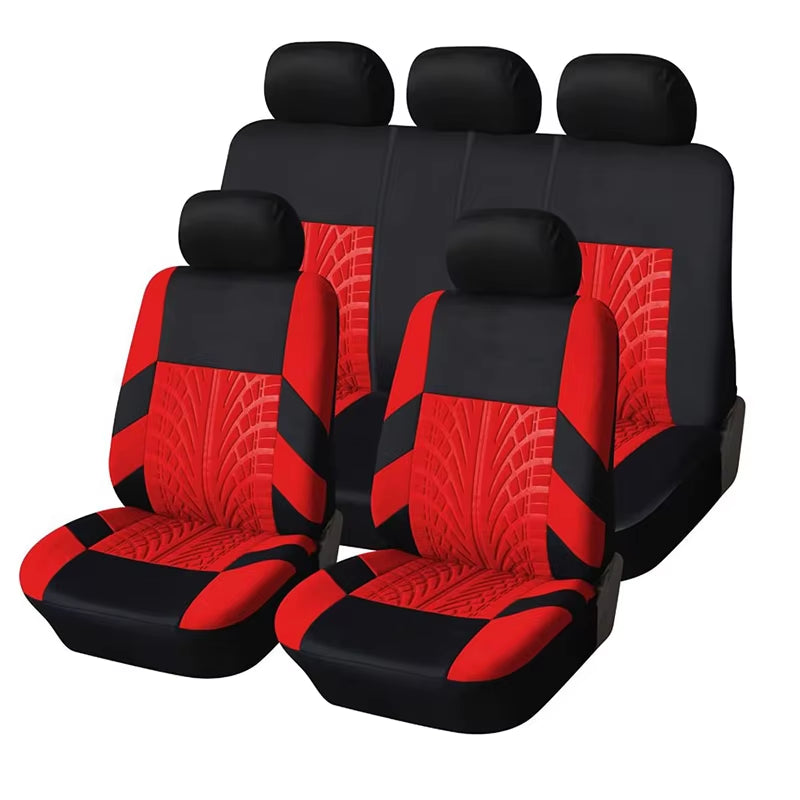 Customized Four Seasons Universal Polyester Full Set Car Seat Covers