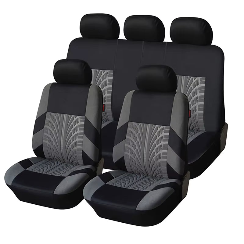 Customized Four Seasons Universal Polyester Full Set Car Seat Covers