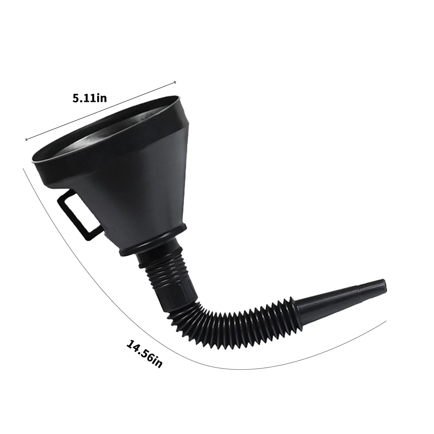 Car Accessories Refueling Funnel Car Motorcycle Refueling Funnel Hopper with Mesh Injection Molding Funnel Road Trip Emergency Tool on Clearance