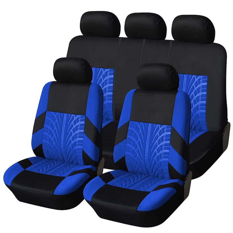 Customized Four Seasons Universal Polyester Full Set Car Seat Covers