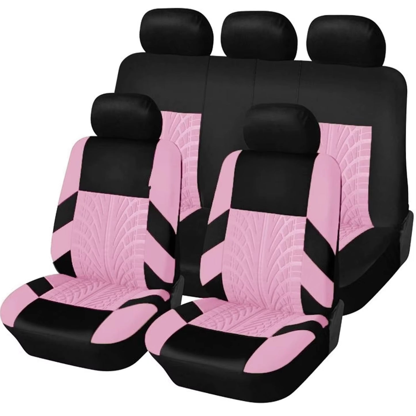 Customized Four Seasons Universal Polyester Full Set Car Seat Covers